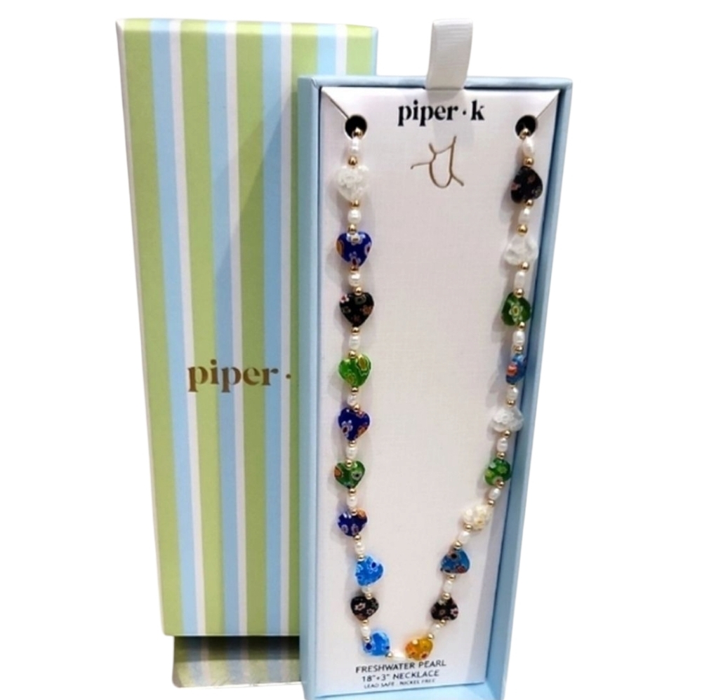 Piper K Multicolor Freshwater Pearl Beaded 18 Necklace 55$